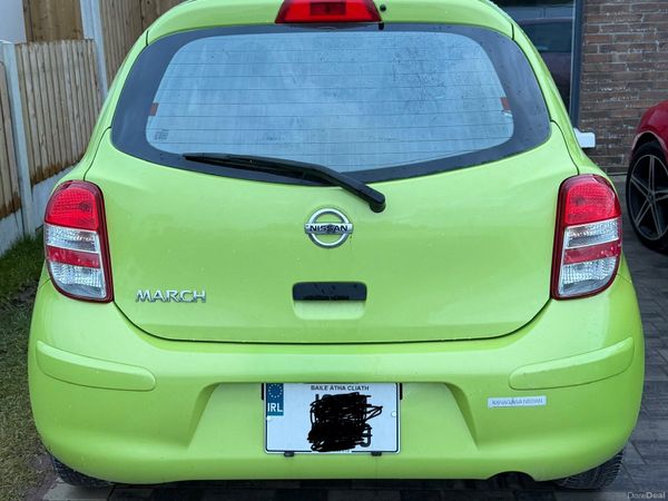 Nissan March Hatchback, Petrol, 2013, Green