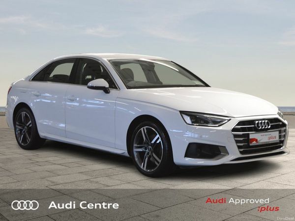 Audi A4 Saloon, Petrol, 2023, White
