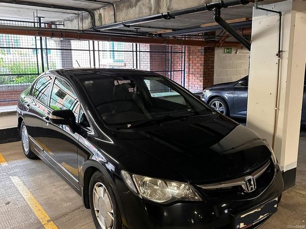 Honda Civic Saloon, Petrol Hybrid, 2008, Black
