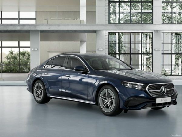 Mercedes-Benz E-Class Saloon, Diesel Hybrid, 2024, Blue