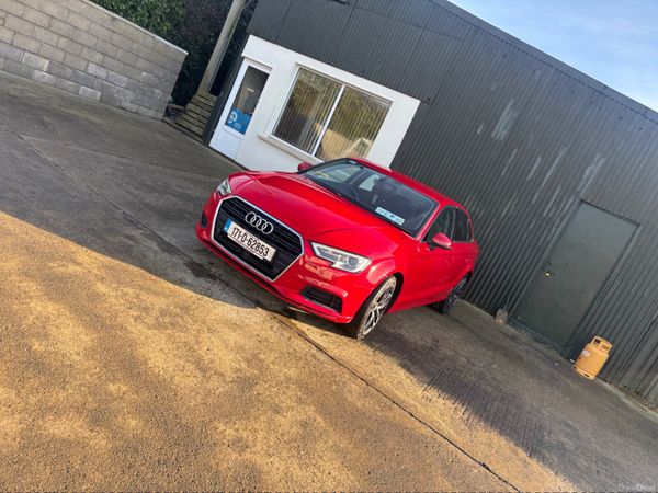 Audi A3 Saloon, Petrol, 2017, Red