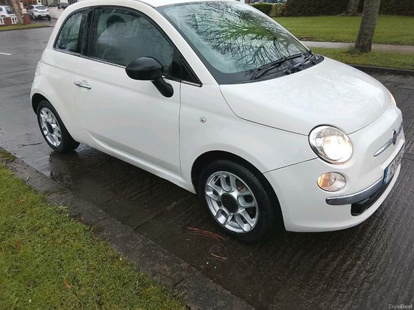 Fiat 500 Hatchback, Petrol, 2012, White
