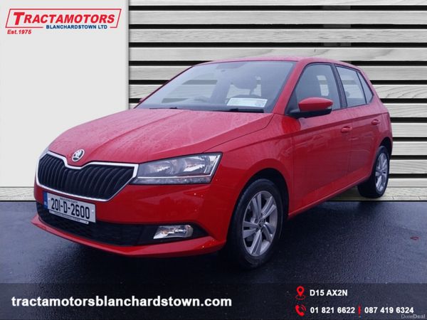 Skoda Fabia Hatchback, Petrol, 2020, Red