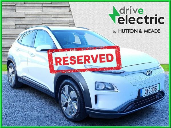 Hyundai KONA SUV, Electric, 2021, White