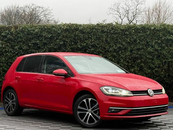 Volkswagen Golf Hatchback, Petrol, 2020, Red