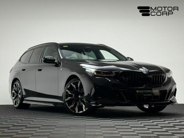 BMW 5-Series Estate, Petrol Plug-in Hybrid, 2025, Black