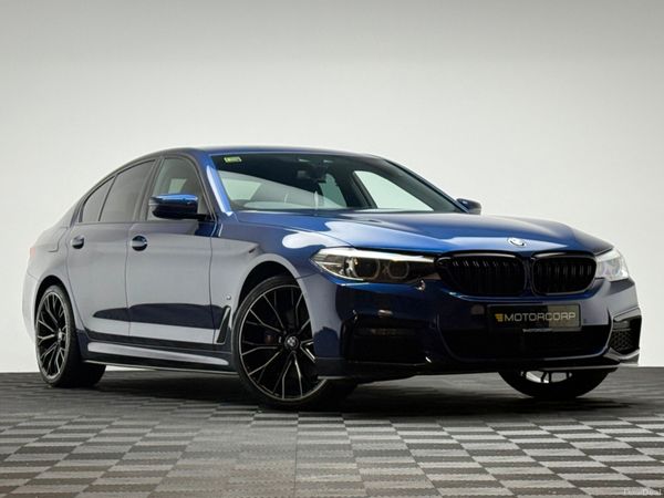 BMW 5-Series Saloon, Petrol Plug-in Hybrid, 2019, Blue