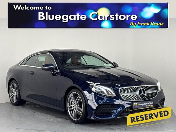 Mercedes-Benz E-Class Coupe, Petrol, 2019, Blue