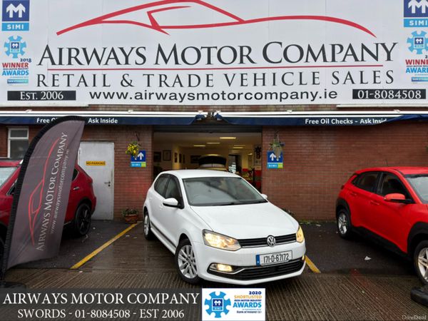 Volkswagen Polo Hatchback, Petrol, 2017, White
