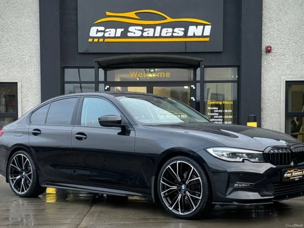 BMW 3-Series Saloon, Diesel Hybrid, 2021, Black