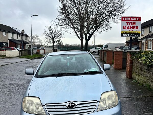 Toyota Corolla Saloon, Petrol, 2005, Blue