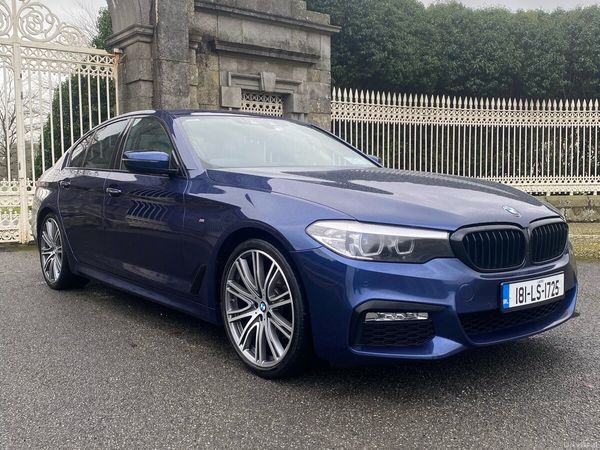 BMW 5-Series Saloon, Diesel, 2018, Blue