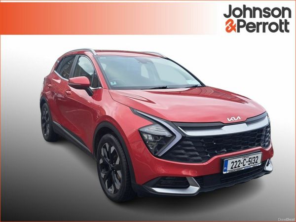 Kia Sportage SUV, Petrol Plug-in Hybrid, 2022, Red