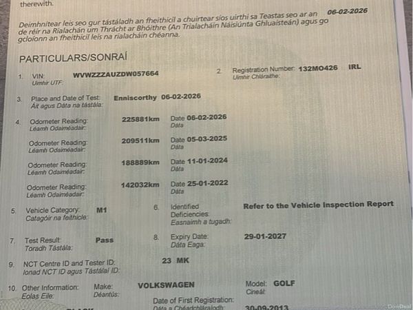 Volkswagen Golf Estate, Diesel, 2013, Black