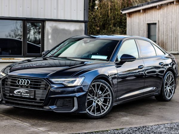 Audi A6 Saloon, Diesel Hybrid, 2019, Blue