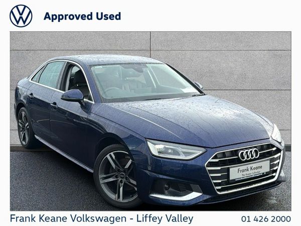 Audi A4 Saloon, Diesel, 2022, Blue