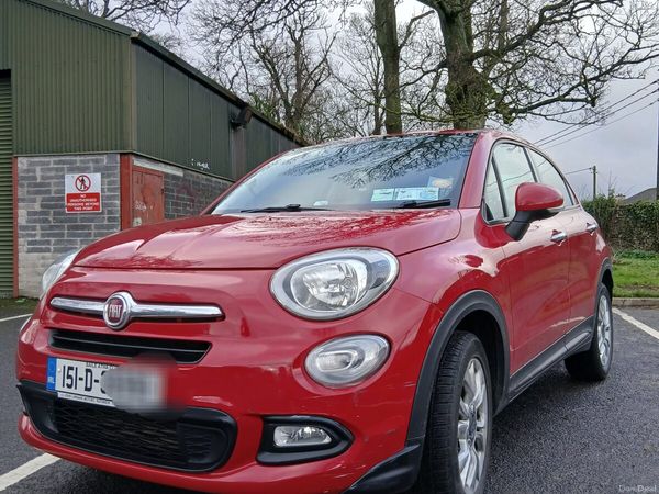Fiat 500X SUV, Petrol, 2015, Red