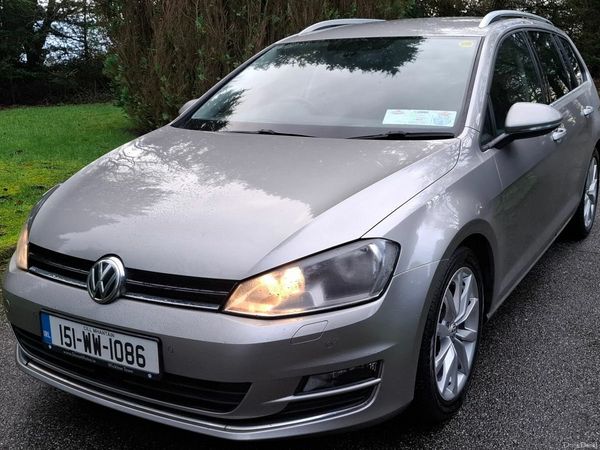Volkswagen Golf Estate, Diesel, 2015, Silver