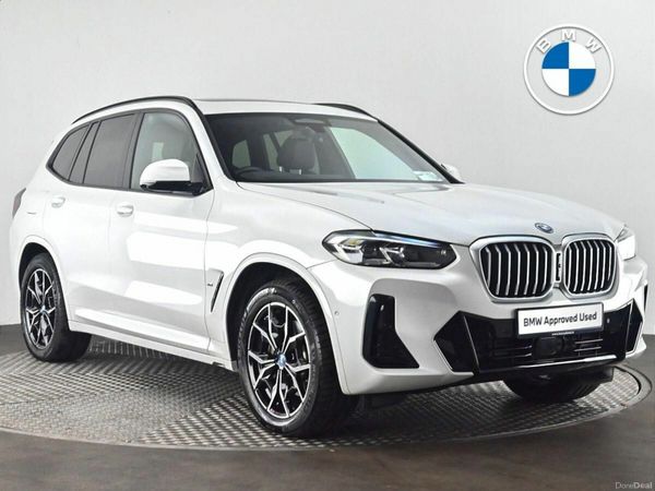 BMW X3 SUV, Petrol Plug-in Hybrid, 2024, White