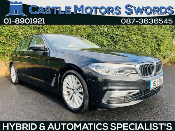 BMW 5-Series Saloon, Petrol Plug-in Hybrid, 2018, Black