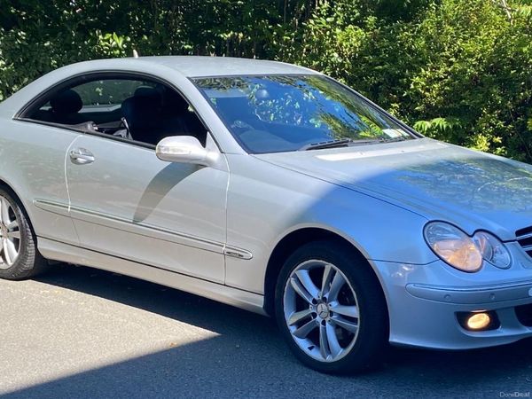Mercedes-Benz CLK Coupe, Petrol, 2008, Silver
