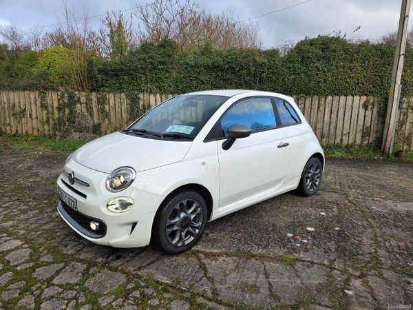 Fiat 500 Hatchback, Petrol, 2016, White