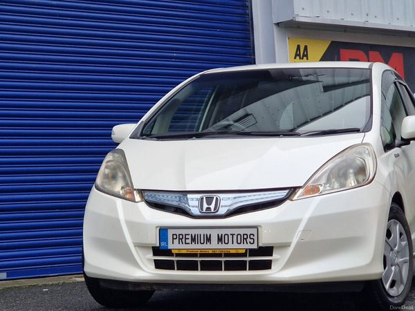 Honda Fit Hatchback, Petrol Hybrid, 2012, White