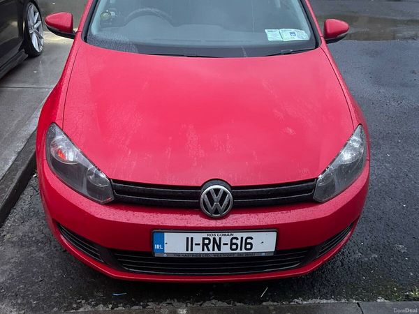 Volkswagen Golf Hatchback, Diesel, 2011, Red