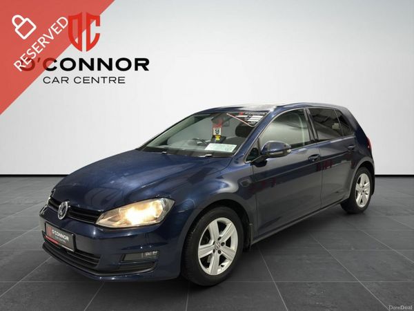 Volkswagen Golf Hatchback, Diesel, 2015, Blue