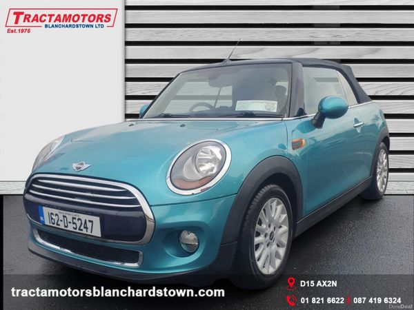 Mini Cooper Convertible, Petrol, 2016, Blue