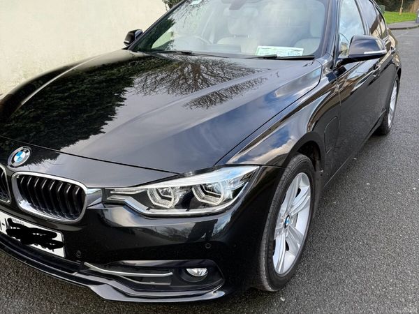 BMW 3-Series Saloon, Petrol Plug-in Hybrid, 2016, Black