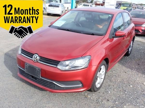 Volkswagen Polo Hatchback, Petrol, 2016, Red