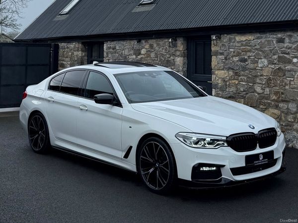 BMW 5-Series Saloon, Diesel, 2019, White