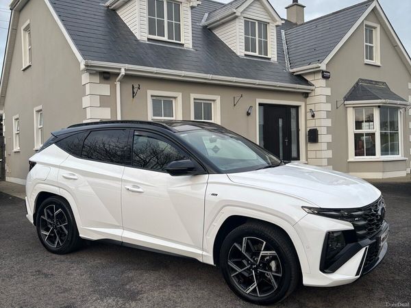 Hyundai Tucson SUV, Petrol Plug-in Hybrid, 2025, White