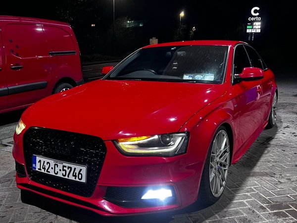 Audi A4 Saloon, Diesel, 2014, Red