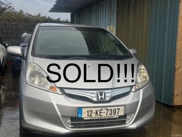 Honda Fit Hatchback, Petrol Hybrid, 2012, Silver