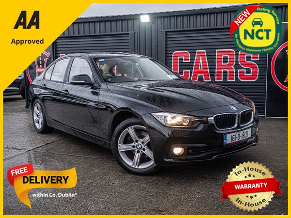 BMW 3-Series Saloon, Petrol, 2016, Black