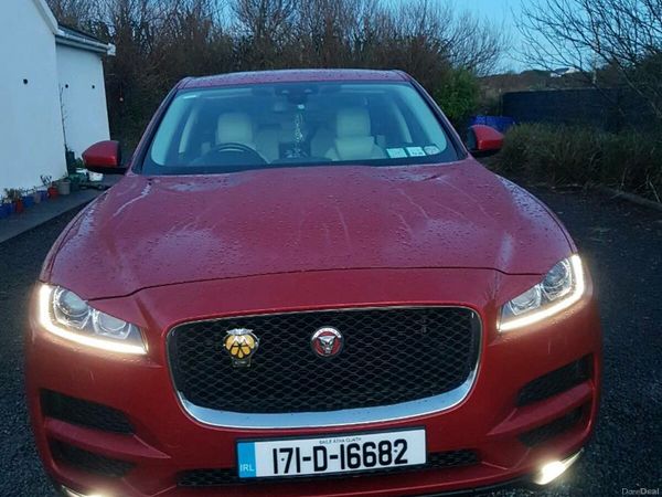 Jaguar F-Pace SUV, Diesel, 2017, Red