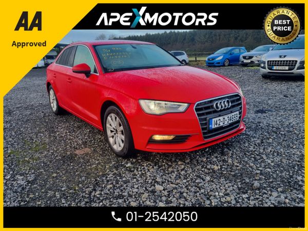 Audi A3 Saloon, Petrol, 2014, Red