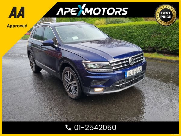 Volkswagen Tiguan SUV, Diesel, 2018, Blue