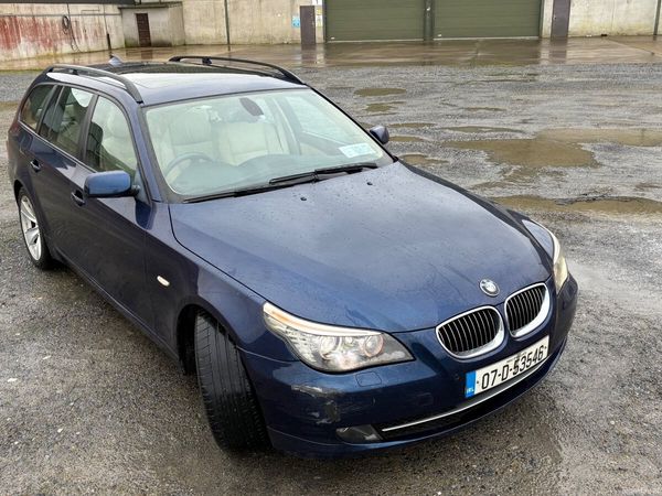 BMW 5-Series Estate, Diesel, 2007, Blue