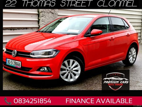 Volkswagen Polo Hatchback, Petrol, 2018, Red