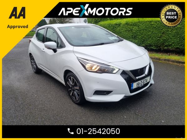 Nissan Micra Hatchback, Petrol, 2019, White