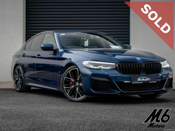 BMW 5-Series Saloon, Diesel, 2022, Blue