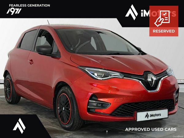 Renault Zoe Hatchback, Electric, 2020, Red