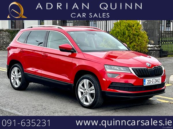 Skoda Karoq Hatchback, Diesel, 2020, Red