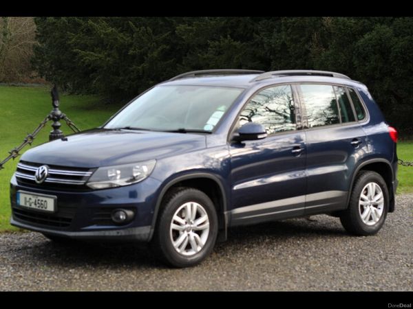 Volkswagen Tiguan SUV, Diesel, 2011, Blue