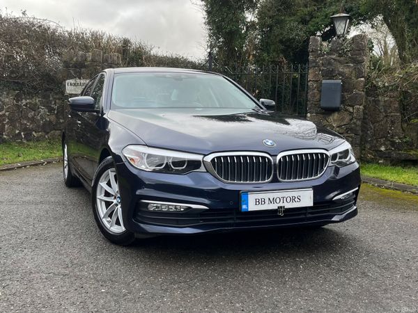 BMW 5-Series Saloon, Diesel, 2018, Blue