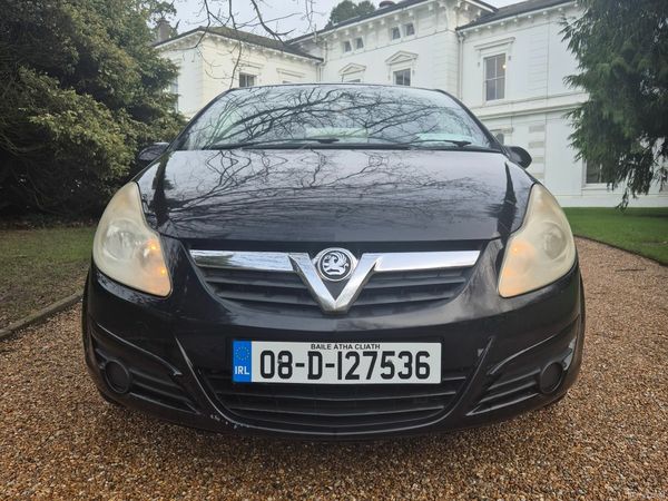 Vauxhall Corsa Hatchback, Petrol, 2008, Black