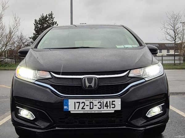 Honda Fit Hatchback, Petrol Hybrid, 2017, Black